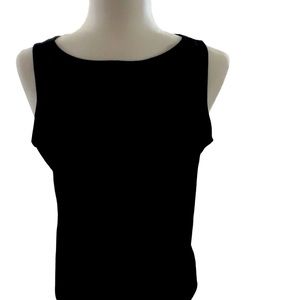 Jones of New York Black Sleeveless Top.$16.